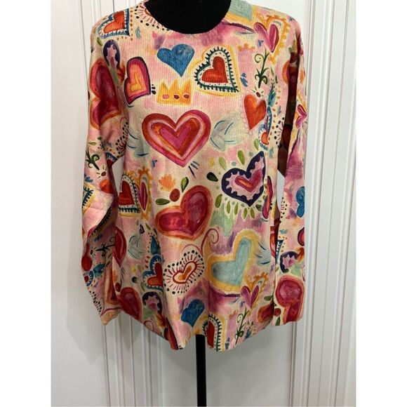 Colorful Heart Sweater - Picture 2 of 7